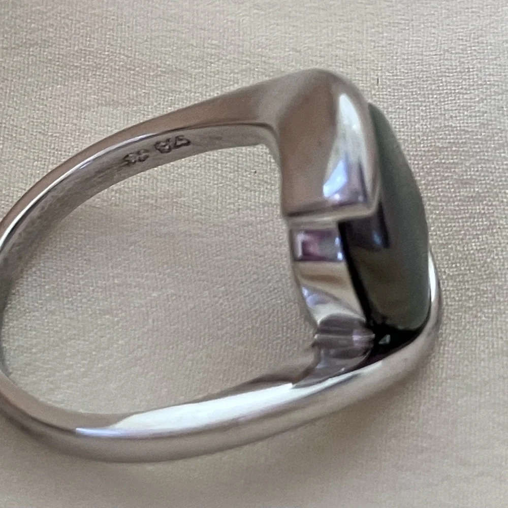 Cultured Pearl Sterling Silver Ring - Picture 6 of 8